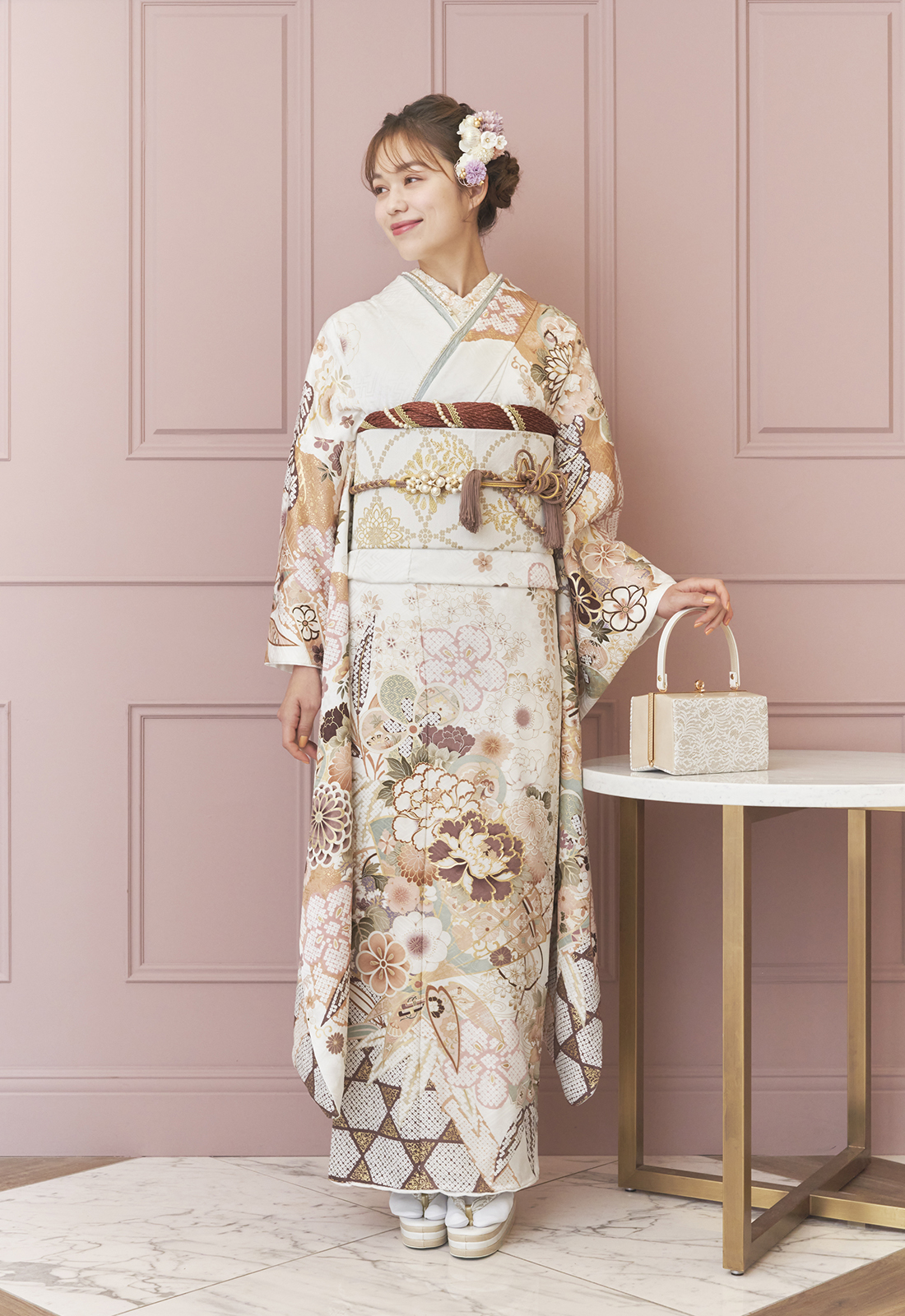 フェアに参加して新作振袖をチェック！